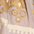 Baroque Print Long Sleeve Short Dress