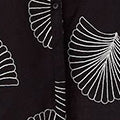 Embroidered Sleeveless Midi Shirt Dress