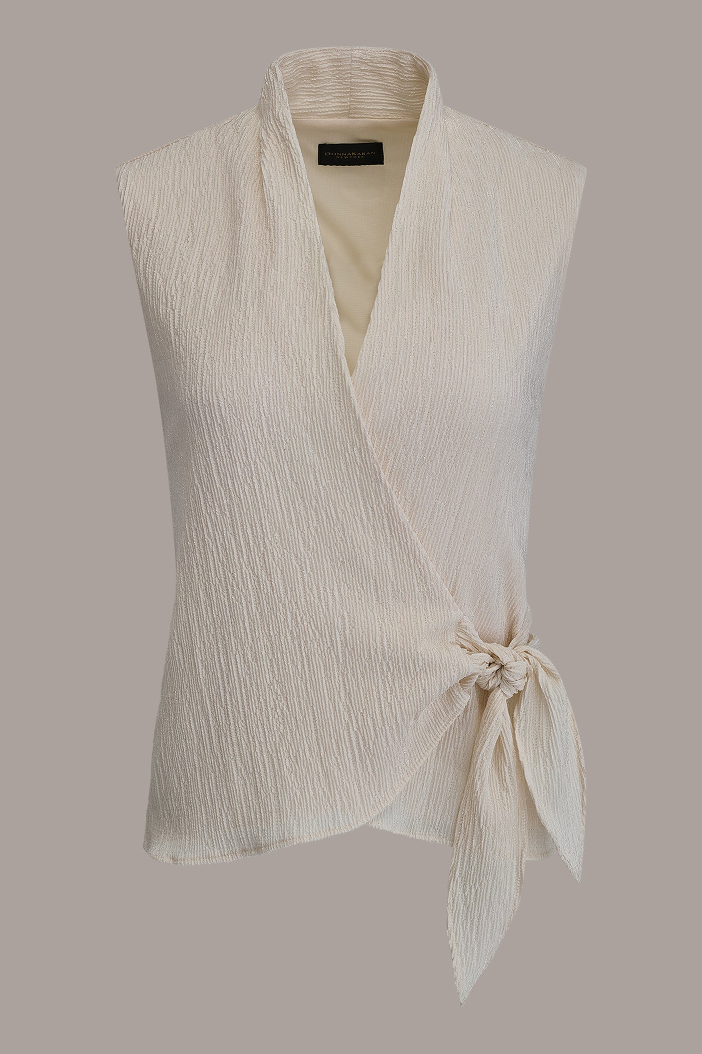 WRAP-EFFECT CRINKLE TOP