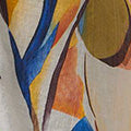 Abstract Long Sleeve Longline Shirt